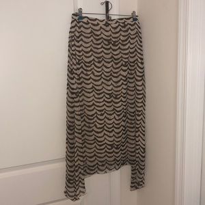 Hi-lo Maxi Skirt
